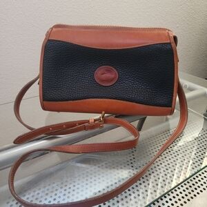 Vintage Dooney & Bourke Pebbled Leather Crossbody Bag
